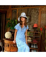 Nau Botanica Hat In Indigo Blue