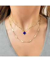 The Lovery Lapis Clover Charm 14K Gold - 10 millimeters
