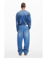 Desigual Men's Denim balloon pockets hem