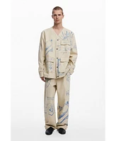 Desigual Men's Patchwork jeans