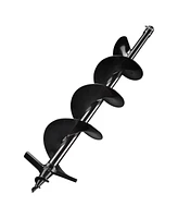 Yescom 4" 6" Earth Auger Bit Kit Bulb Planter Tool for Planting Flower Fence Post Spiral Hole Digger Gardening Project