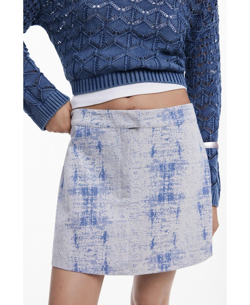 Desigual Women's Distressed miniskirt