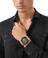 Philipp Plein Men's Automatic The Skeleton 2.0 Gold Ion Plated Bracelet Watch 44mm