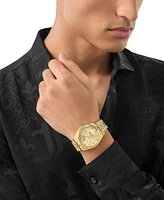 Philipp Plein Men's Date Superlative Gold Ion Plated Stainless Steel Bracelet Watch 41mm