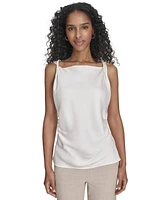 Calvin Klein Petite Solid Sleeveless Blouse