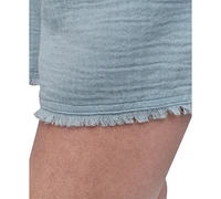 Dkny Jeans Women's Cotton Gauze Pull-On Shorts