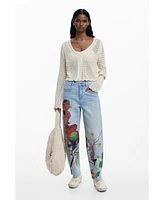 Desigual Women's Boyfriend Jeans Hindi
