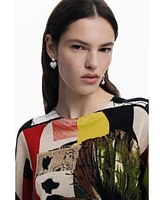 Desigual Women's Sweater designed by Mr. Christian Lacroix