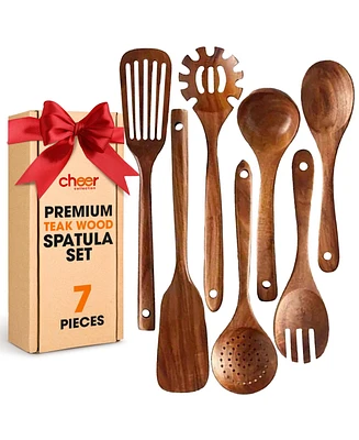 Cheer Collection Piece Wooden Spatula Set