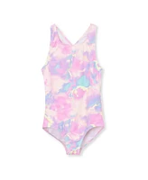 Lands' End Girls Slim Chlorine Resistant One Piece Swimsuit