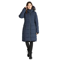 Pajar Women's Jupiter Stretch Long Quilted Puffer