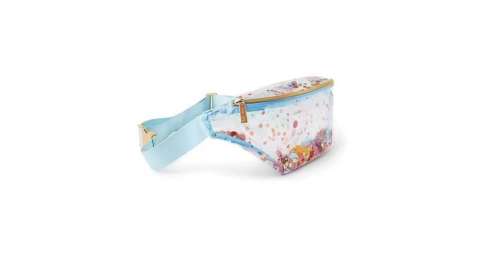 Packed Party Belt Bag, Fashionable Designer Fanny Pack For Women, Nylon Bum Bag With Adjustable Strap and Small Pouch, Great For Workouts, Traveling