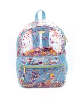 Packed Party Celebrate Every Day Clear Backpack Women's Small Fashion Shoulder Book Bag Great for Ladies at School, Work, Travel, and the Beach (Clear
