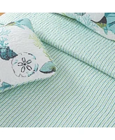 Linery & Co. Coastal Microfiber Quilt Set With Shams