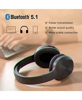 Edifier Bluetooth Over-Ear Headphones, 30H Playtime, Deep Bass, Built-in Mic for Travel/Work