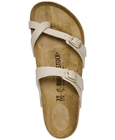 Birkenstock Women's Mayari Birko-Flor Synthetic Leather Sandals from Finish Line