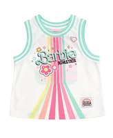Barbie Toddler Girls Jersey Athletic Tank Top and Shorts Outfit Set