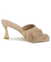 Kenneth Cole New York Women's Darby Fringe Slip On Dress Sandals