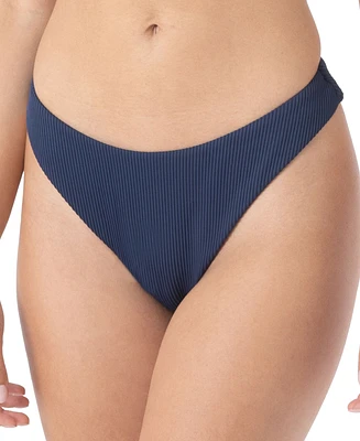 Roxy Juniors' Ribbed Cheeky Bikini Bottoms