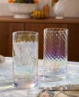Lenox Tuscany Classics Iridescent Highball Glasses, Set of 4
