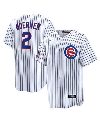 Nike Men's Nico Hoerner White Chicago Cubs 2025 Mlb World Tour: Tokyo Series Home Replica Player Jersey