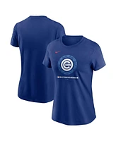 Fanatics Women's Royal Chicago Cubs 2025 Mlb World Tour: Tokyo Series Local Logo T-Shirt