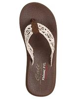 Skechers Women's Relaxed Fit: Asana - Ocean Breezier Flip-Flop Sandals from Finish Line