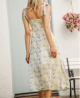 Cupshe Women's Spring Sonata Floral Midi Beach Dress