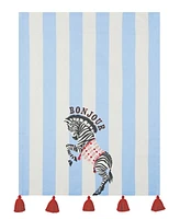 Yvonne Ellen Zebra Bonjour Cotton Apron and Kitchen Towel Set