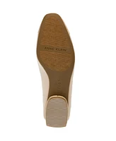Anne Klein Women's Carlie Almond Toe Ballet Flats