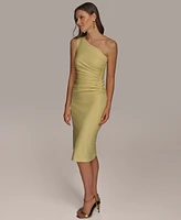 Donna Karan New York Women's Asymmetric-Neck Sheath Dress