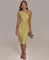 Donna Karan New York Women's Asymmetric-Neck Sheath Dress