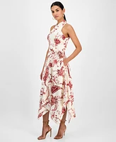 Rachel Roy Women's Lary Floral Asymmetric-Hem Halter Dress