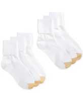 Gold Toe Women's 6-Pack Casual Turn Cuff Socks