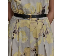 Donna Karan New York Women's Printed Cotton Shirtdress