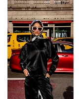 Jessie Zhao New York Double Sided Wool Silk Scarf In After Sunset