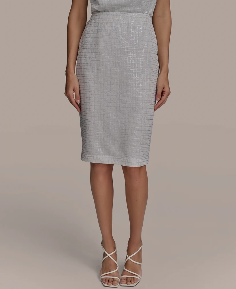 Donna Karan New York Women's Sequined Pencil Skirt