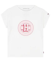 Tommy Hilfiger Toddler and Little Girls 'H' Shield Boxy Short Sleeve T-Shirt