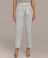 Donna Karan New York Women's Cotton-Blend Slim-Leg Pants