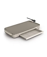 Bella 10" x 20" Electric Griddle with Warming Tray