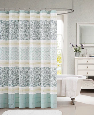 Madison Park Dawn Cotton Shower Curtain, 72" x