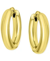 Giani Bernini Small Hoop Earrings 18k Gold-Plated Sterling Silver (also Silver), 3/4", Exclusively at Macy's