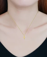 Giani Bernini Cross Pendant Necklace 18k Gold-Plated Sterling Silver (also Silver), 16" + 2" extender, Exclusively at Macy's