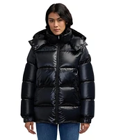 Pajar Women's Vivienne Boxy Short Channel Quilted Puffer