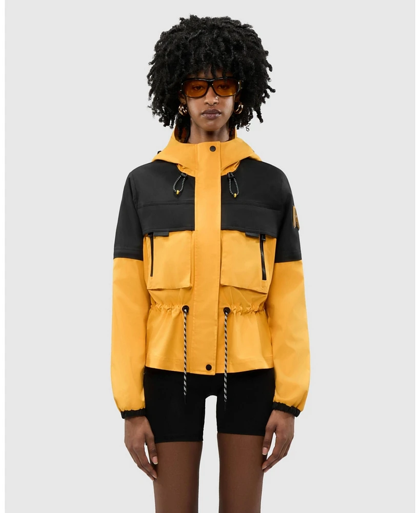 Alpenhaus Women's Marmande Short Windbreaker with Removable Sleeves and Branded Extendable Hood