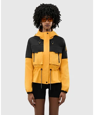 Alpenhaus Women's Marmande Short Windbreaker with Removable Sleeves and Branded Extendable Hood