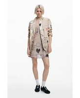 Desigual Women's Jacket designed by Mr. Christian Lacroix