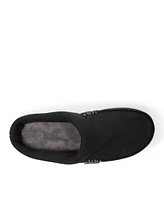 Dearfoams Men's Brendan Perforated Moccasin Toe Clog House Shoe Slipper