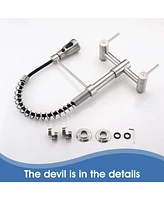 3 Functions Wall Mounted Bridge Kitchen Faucet