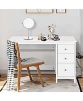 3-Drawer Home Office Study Computer Desk with Spacious Desktop